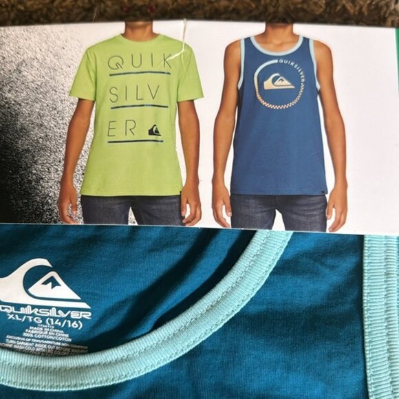 Quiksilver 2 pack Shirts and Joggers Bundle Size XL NEW - Picture 3 of 7